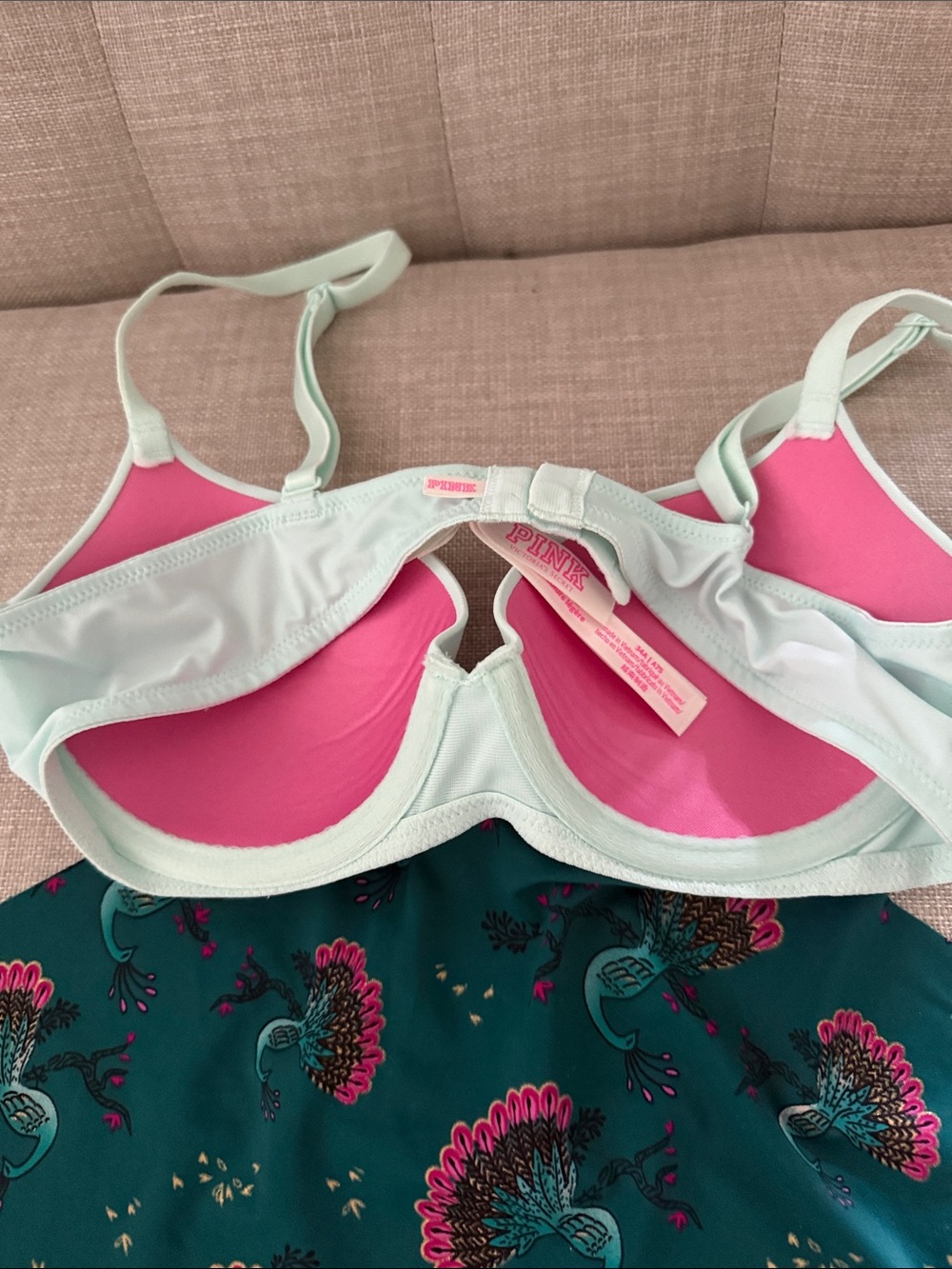 A75 Pink T-Shirt Bra 34A - Picture 3 of 3